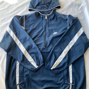 Vintage Nike Half Zip Hooded Windbreaker Rn56323